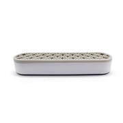 Silicone Makeup Organizer Cosmetic Storage Box Lipstick Brush Holder Desktop Box - Light Grey V528-FIXED-FRAME-LIGHT-GREY-160021