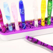 Silicone Makeup Organizer Cosmetic Storage Box Lipstick Brush Holder Desktop Box - Light Grey V528-FIXED-FRAME-LIGHT-GREY-160021