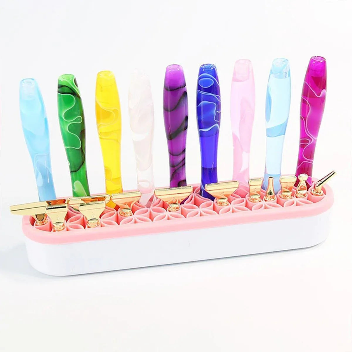 Silicone Makeup Organizer Cosmetic Storage Box Lipstick Brush Holder Desktop Box - Light Grey V528-FIXED-FRAME-LIGHT-GREY-160021