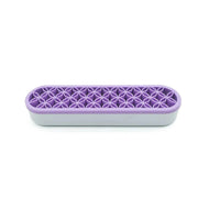 Silicone Makeup Organizer Cosmetic Storage Box Lipstick Brush Holder Desktop Box - Light Purple V528-FIXED-FRAME-LIGHT-PURPLE-642580