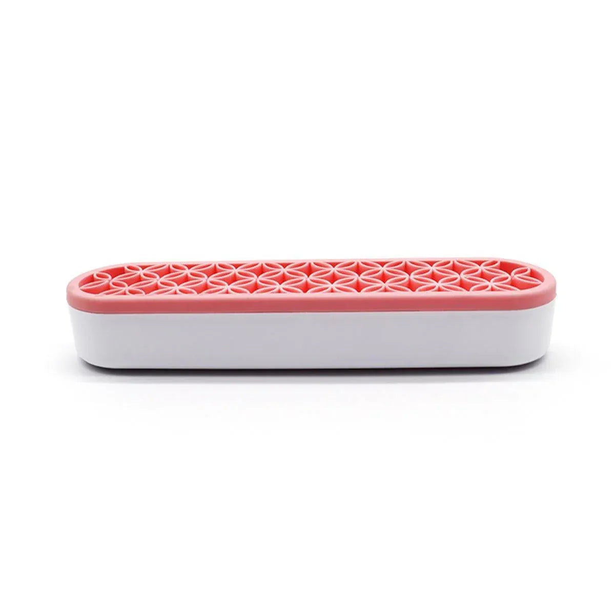 Silicone Makeup Organizer Cosmetic Storage Box Lipstick Brush Holder Desktop Box - Pink V528-FIXED-FRAME-PINK-698510