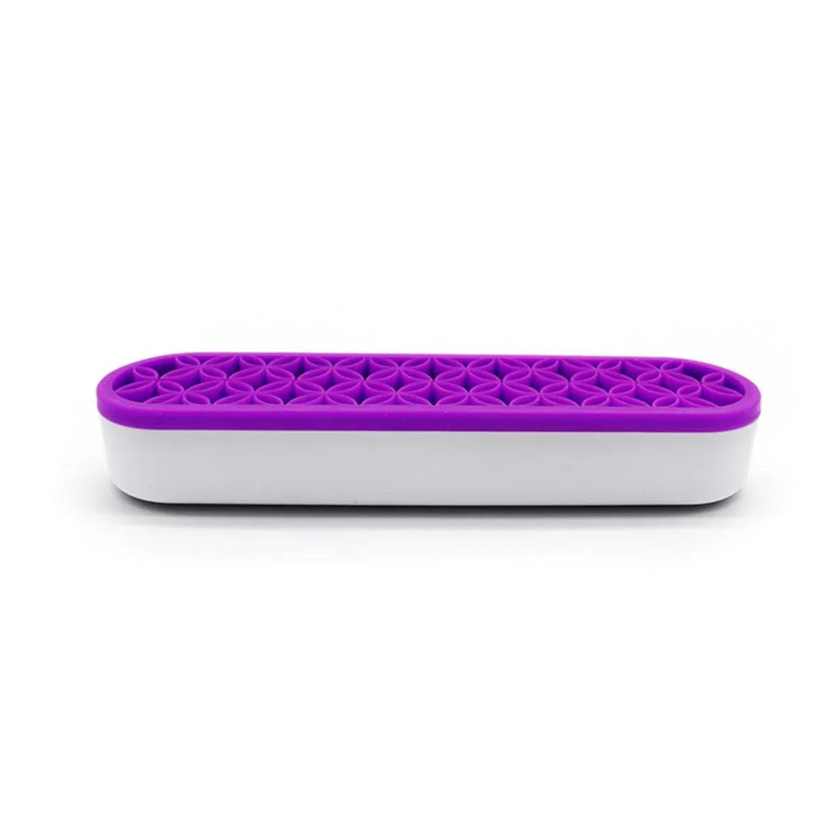 Silicone Makeup Organizer Cosmetic Storage Box Lipstick Brush Holder Desktop Box - Purple V528-FIXED-FRAME-PURPLE-371170