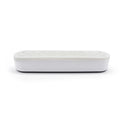 Silicone Makeup Organizer Cosmetic Storage Box Lipstick Brush Holder Desktop Box - White V528-FIXED-FRAME-WHITE-259462