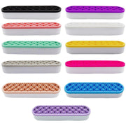 Silicone Makeup Organizer Cosmetic Storage Box Lipstick Brush Holder Desktop Box - White V528-FIXED-FRAME-WHITE-259462