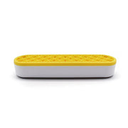 Silicone Makeup Organizer Cosmetic Storage Box Lipstick Brush Holder Desktop Box - Yellow V528-FIXED-FRAME-YELLOW-143605
