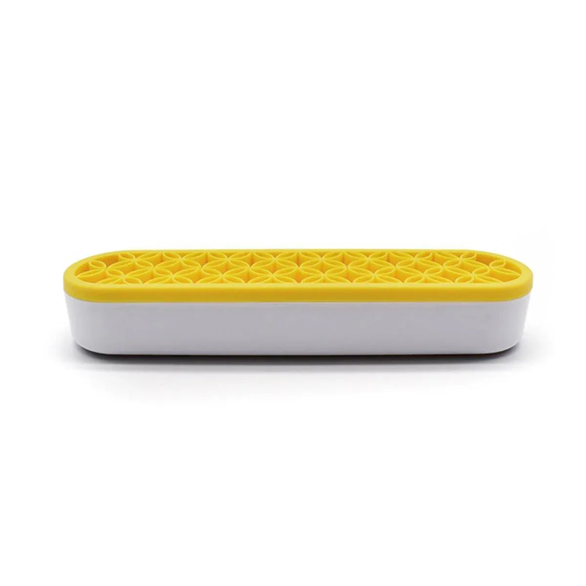 Silicone Makeup Organizer Cosmetic Storage Box Lipstick Brush Holder Desktop Box - Yellow V528-FIXED-FRAME-YELLOW-143605