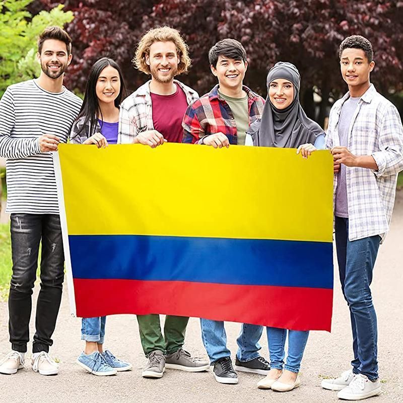 Large Colombia Colombian Flag Heavy Duty Outdoor CO 90x150cm - 3x5ft V528-FLAGOFCOLOMBIA-27934