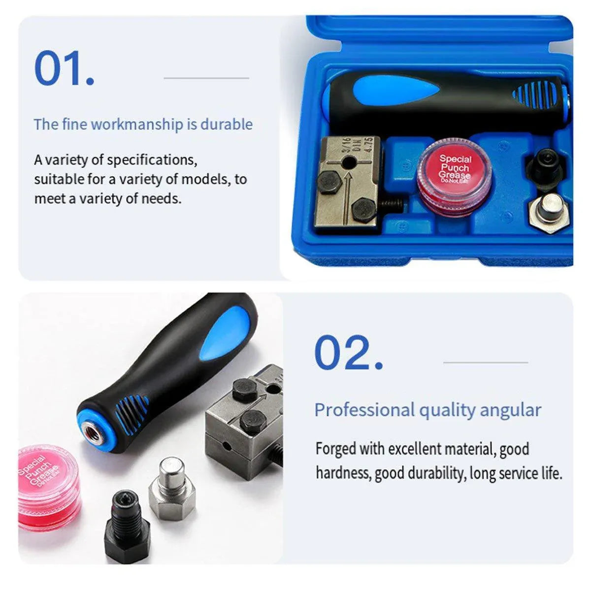 Durable Auto Brake Pipe Flaring Tools Kit Automotive Repair Maintenance Set V528-FLARING-TOOL-7456203