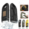 Hand Crank Solar Powered Rechargeable Led Camping Emergency Flashlight - Black V528-FLASHLIGHT-BLACK-91922