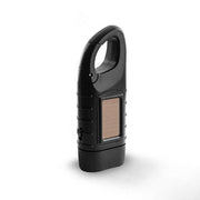 Hand Crank Solar Powered Rechargeable Led Camping Emergency Flashlight - Black V528-FLASHLIGHT-BLACK-91922