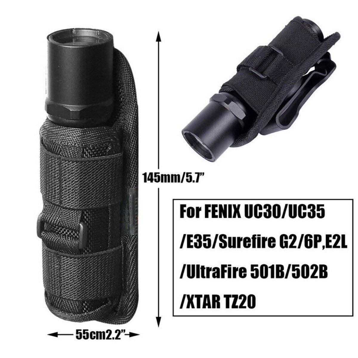 Portable Outdoor Military Flashlight Bag Pouch Tactical Case Holster Belt Holder - Camouflage V528-FLASHLIGHT-COVER-CAMOUFLAGE-800760