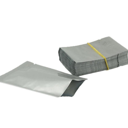 Silver Open Top Aluminum Foil Packaging Bags Heat Seal Vacuum Food Pouches - 20X30CM V528-FLATPOCKET-20-30-50PCS81318