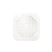 2X Square Drain Cover For Shower Drain Hair Catcher Flat Silicone Plug For Bath - Grey V528-FLATSILICONE-2PCS-GREY-521813