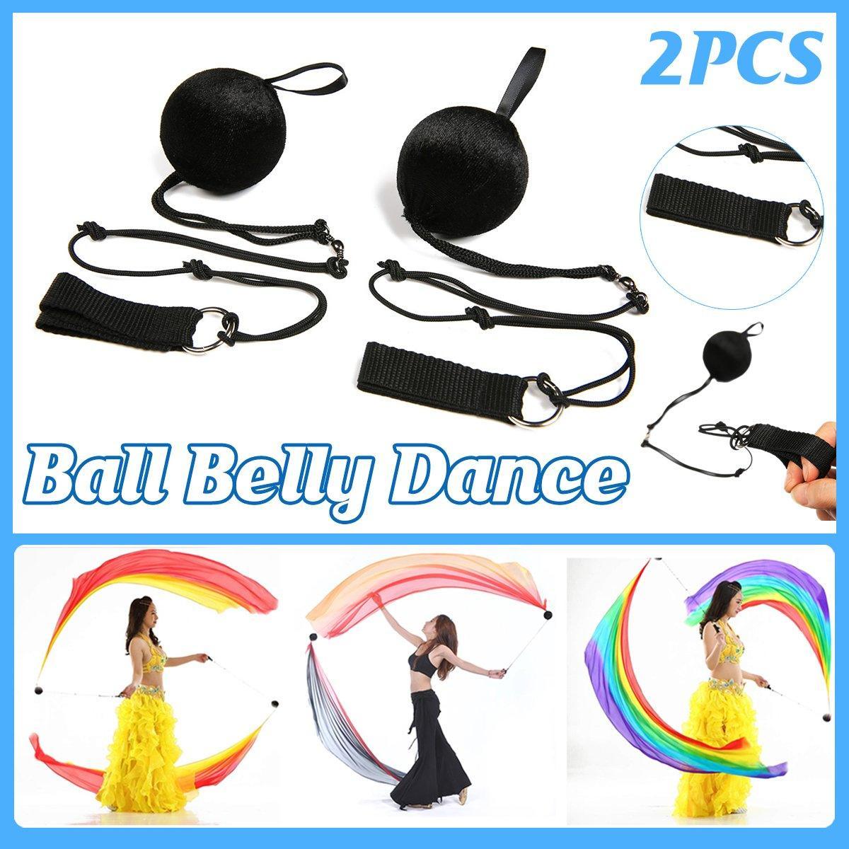 Adjustable Belly Dance Poi Balls Props Belly Dance Accessories Hand Balls Set V528-FLICK-BALL-2PCS-898251
