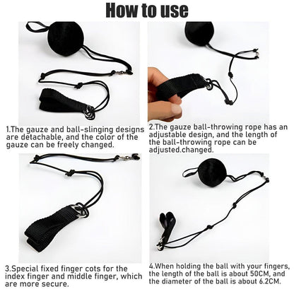 Adjustable Belly Dance Poi Balls Props Belly Dance Accessories Hand Balls Set V528-FLICK-BALL-2PCS-898251