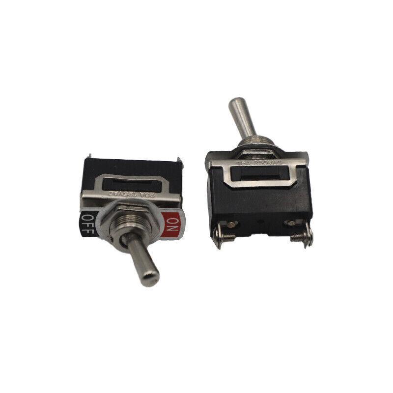 5X Waterproof Toggle Flick Switch 250V On/Off Car Dash Light Metal 12 Volt Boot V528-FLICKSWITCH-106018