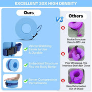 2pcs Swimming Gear Arm Floats Big Buoyancy Water Sports Tie Legs and Feet Rings V528-FLOATING-RING-BLUE-2PCS-928554