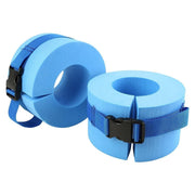 2pcs Swimming Gear Arm Floats Big Buoyancy Water Sports Tie Legs and Feet Rings V528-FLOATING-RING-BLUE-2PCS-928554