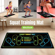 Squat Mat Fitness Mat Non Slip Mat Thick Floor Mat Home Gym Exercise Workout V528-FLOOR-MAT-35-80CM-495951