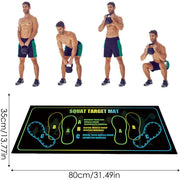 Squat Mat Fitness Mat Non Slip Mat Thick Floor Mat Home Gym Exercise Workout V528-FLOOR-MAT-35-80CM-495951