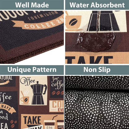 Printed Non Slip Door Floor Rug Mat Kitchen Bathroom Carpet Mat Water Absorbent V528-FLOOR-MAT-50-160CM-722593