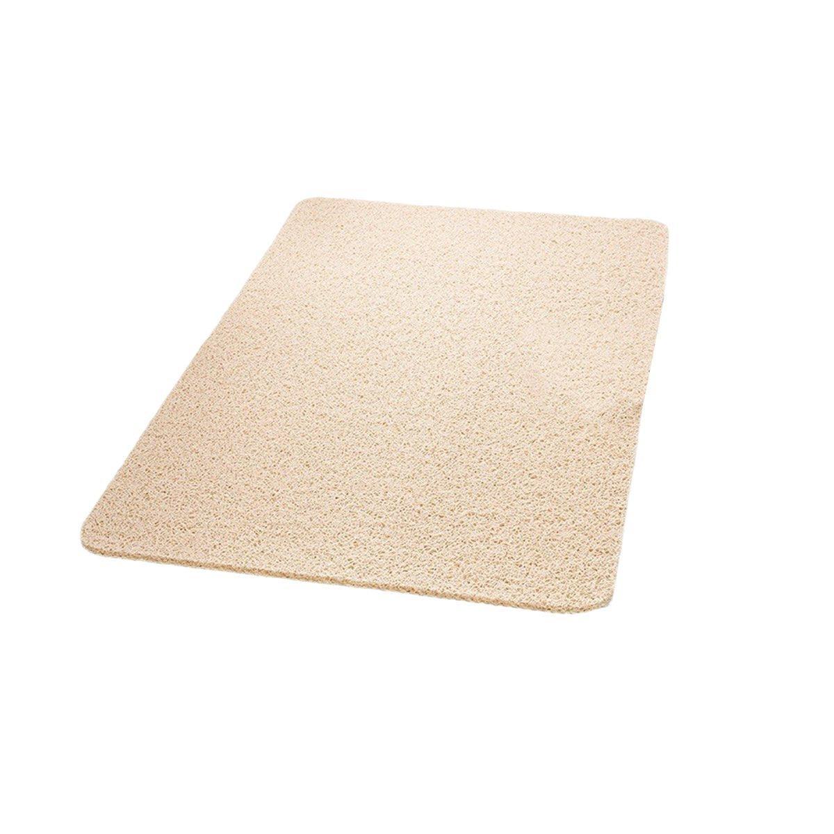 Waterproof Non-Slip Bathroom Shower Mat Anti-Slip Rug Toilet Floor Mat Washable - Cream-60*80cm V528-FLOOR-MAT-CREAM-60-80-127399