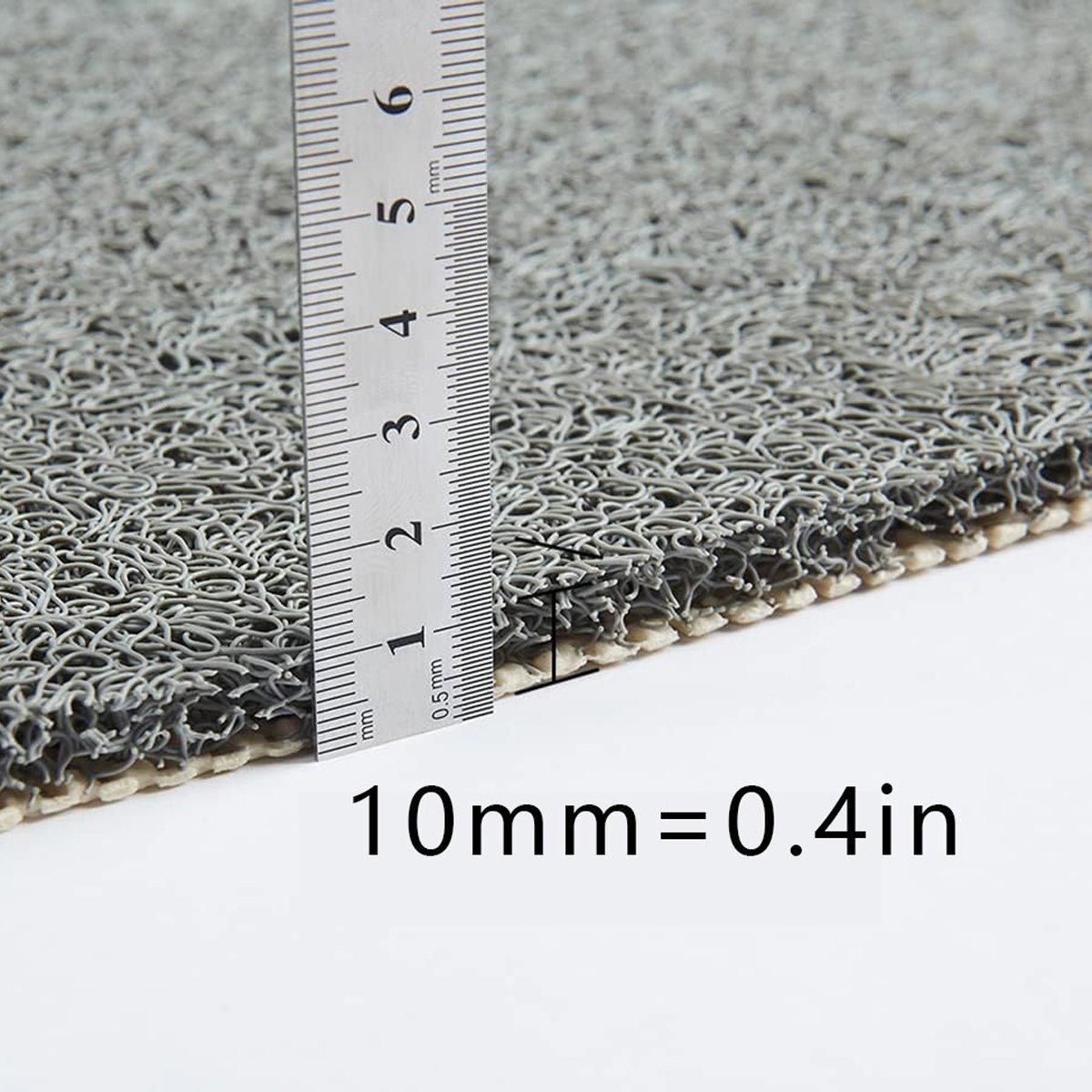 Waterproof Non-Slip Bathroom Shower Mat Anti-Slip Rug Toilet Floor Mat Washable - Grey-60*80cm V528-FLOOR-MAT-GREY-60-80-299741