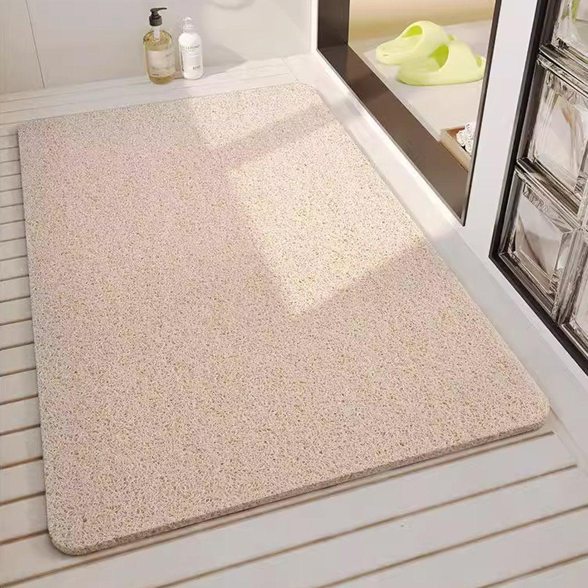 Waterproof Non-Slip Bathroom Shower Mat Anti-Slip Rug Toilet Floor Mat Washable - Grey-60*80cm V528-FLOOR-MAT-GREY-60-80-299741