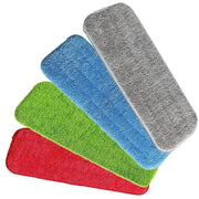 Replacement Microfiber Flat Mop Head Refill Floor Cleaning Pads Absorbent Cloths - Blue V528-FLOORCLEANINGPADS-BLUE-1PC-906979