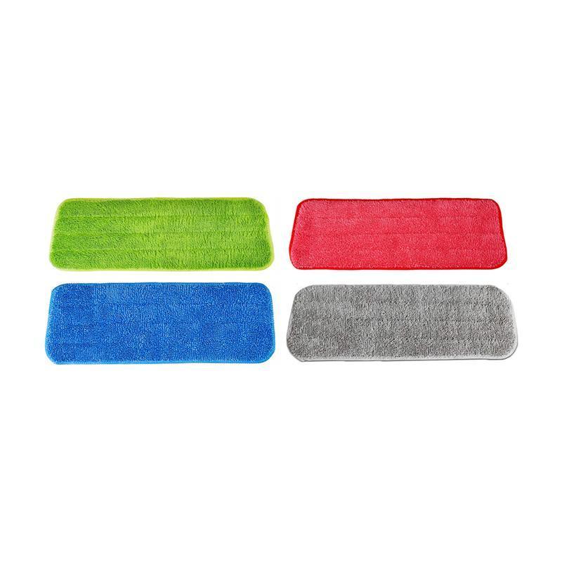Replacement Microfiber Flat Mop Head Refill Floor Cleaning Pads Absorbent Cloths - Blue V528-FLOORCLEANINGPADS-BLUE-1PC-906979