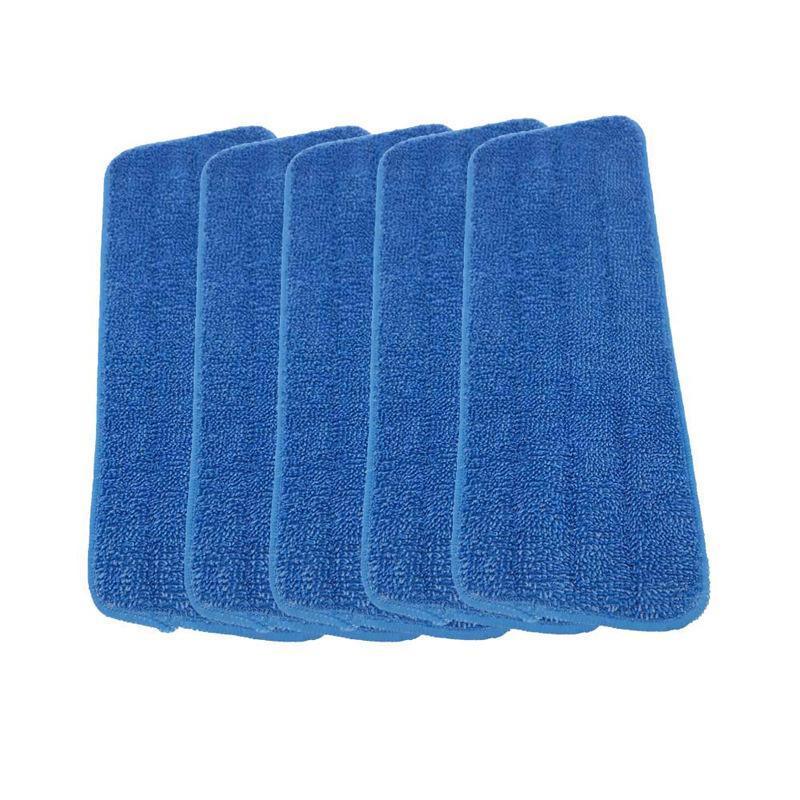 Replacement Microfiber Flat Mop Head Refill Floor Cleaning Pads Absorbent Cloths - Grey V528-FLOORCLEANINGPADS-GRAY-1PC-707739