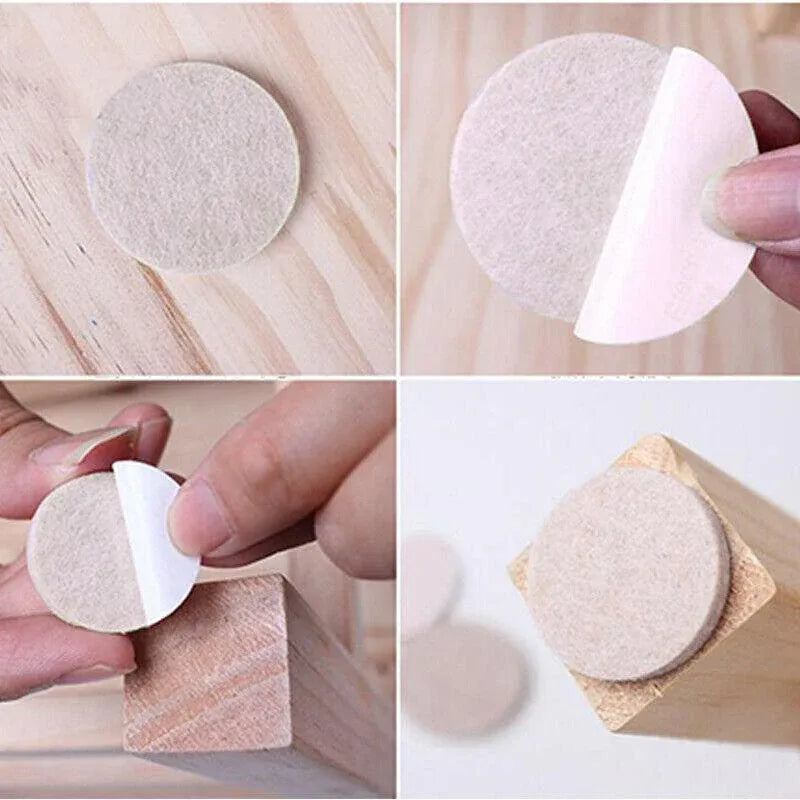 Felt Pad Furniture Floor Protector Pads Self Adhesive Round Heavy Duty - 50PCS V528-FLOORPROTECTOR-50PCS-504492