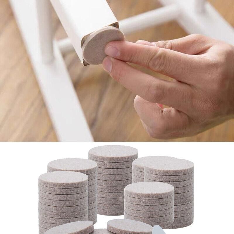 Felt Pad Furniture Floor Protector Pads Self Adhesive Round Heavy Duty - 80PCS V528-FLOORPROTECTOR-80PCS-751141