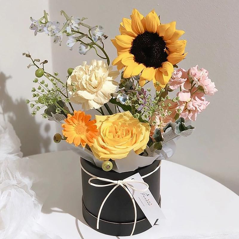 10pcs Clear Round Hug Bucket for Flower Arrangement Bouquet Packaging Supplies - Flower-Bucket-10pcs-Purple V528-FLOWER-BUCKET-10PCS-PURPLE-719542