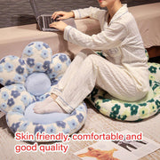 Cute Soft Seat Cushion Flower Shaped Lazy Sofa Pad for Office Chairs and Home Use - Green V528-FLOWER-CUSHION-GREEN-723588