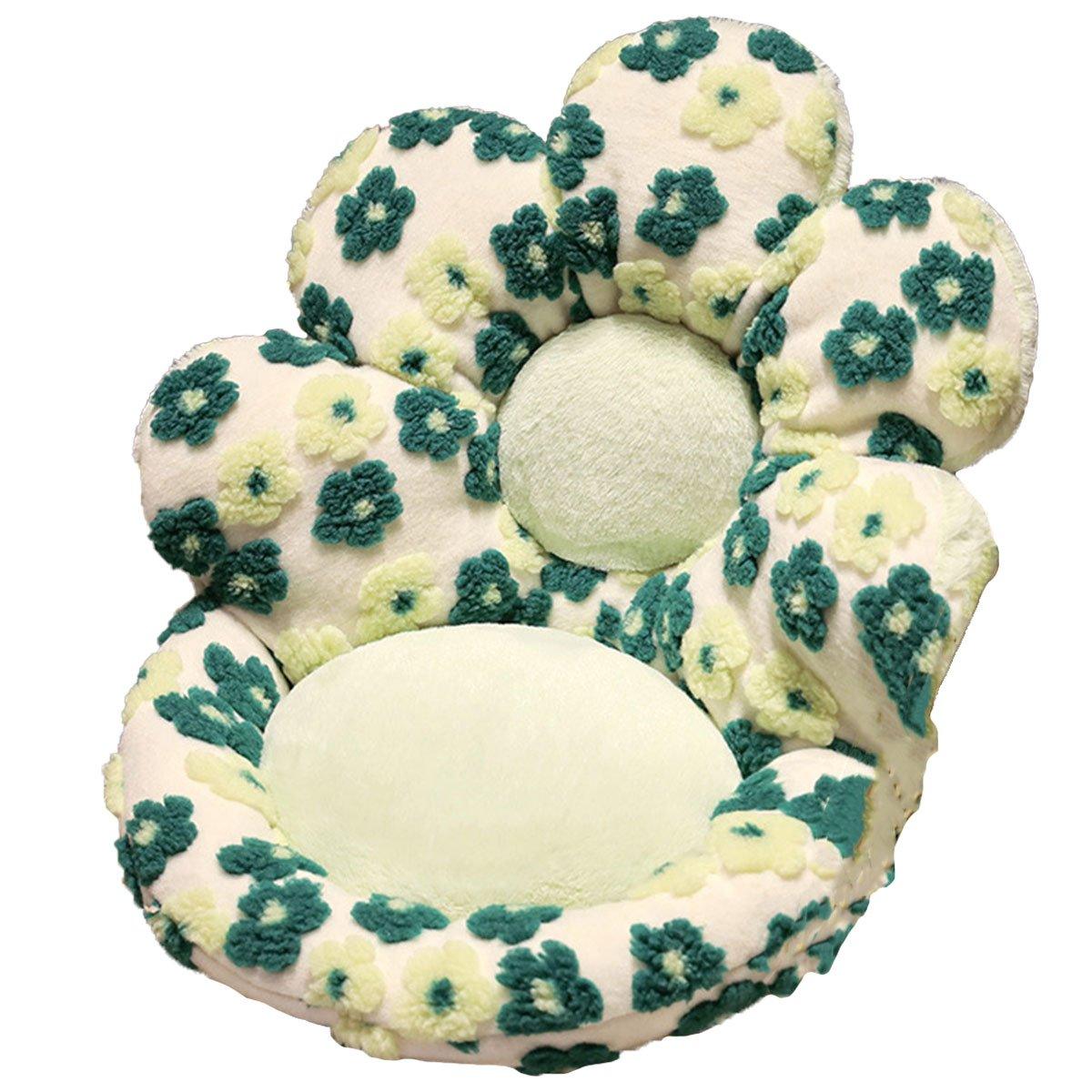 Cute Soft Seat Cushion Flower Shaped Lazy Sofa Pad for Office Chairs and Home Use - Green V528-FLOWER-CUSHION-GREEN-723588