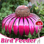 Decorative Metal Flower Garden Bird Feeder Outdoor Hanging Birdseed Feeder V528-FLOWER-FEEDER-RED-394644