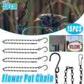 15PCS Metal Hanging Chains for Plants Flower Pot Basket Garden Bird Feeder V528-FLOWER-POT-CHAIN-15PCS-689452