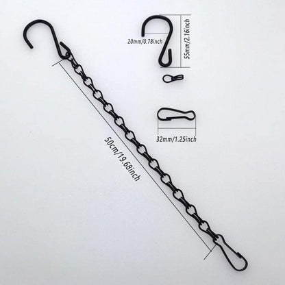 15PCS Metal Hanging Chains for Plants Flower Pot Basket Garden Bird Feeder V528-FLOWER-POT-CHAIN-15PCS-689452