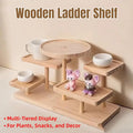 Multi-Tier Wooden Step Shelf Desktop Storage Organizer for Office and Home Use V528-FLOWER-STAND-467193
