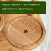 Round Tabletop Flower Stand Balcony Storage Shelf Display Rack Indoor Outdoor V528-FLOWER-STAND-5-888266