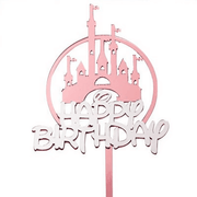 Happy Birthday Anniversary Wedding Cake Flowers Topper Acrylic Party Decorations - NO.08 V528-FLOWER-TOPPERNO8