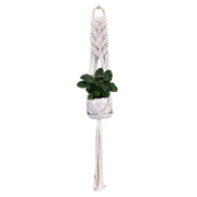 Macrame Plant Flower Pot Holder Hanger Hanging Planter Basket Hemp Rope Braided - #05 V528-FLOWERHOLDER-STYLE5-377497