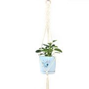 Macrame Plant Flower Pot Holder Hanger Hanging Planter Basket Hemp Rope Braided - #07 V528-FLOWERHOLDER-STYLE7-560291