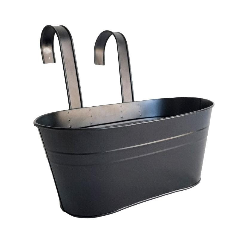 3pcs Double Hooks Hanging Planter Basket for Balcony Fence Outdoor Garden Pots V528-FLOWERPOT-3PCS-269910