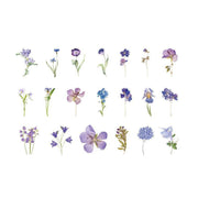 Scrapbooking Flower Stickers Pet Transparent Sticker - A V528-FLOWERSTICKERS-A-277186