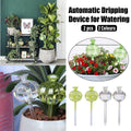 2PCS Automatic Glass Watering Cactus Plant Flower Self Drip Irrigation Tool - Transparent V528-FLOWERWATERERTRANSPARENT2PCS-945285