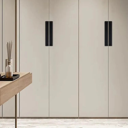 Hidden Recessed Cabinet Handle 120mm 200mm Slotted Drawer Door Pull Furniture - Grey-200mm V528-FLUSH-HANDLE-GREY-200-847574