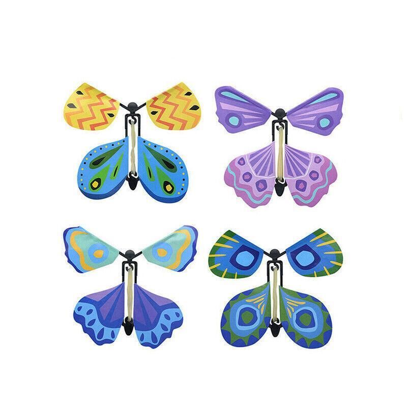 Up To 100X Magic Flying Butterfly Toy Anniversary Greeting Card Birthday Wedding - 10PCS V528-FLYINGBUTTERFLY-10PCS-773015