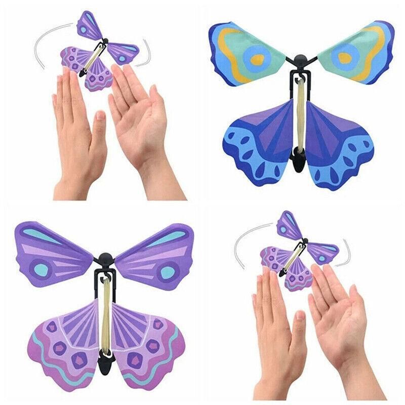 Up To 100X Magic Flying Butterfly Toy Anniversary Greeting Card Birthday Wedding - 10PCS V528-FLYINGBUTTERFLY-10PCS-773015